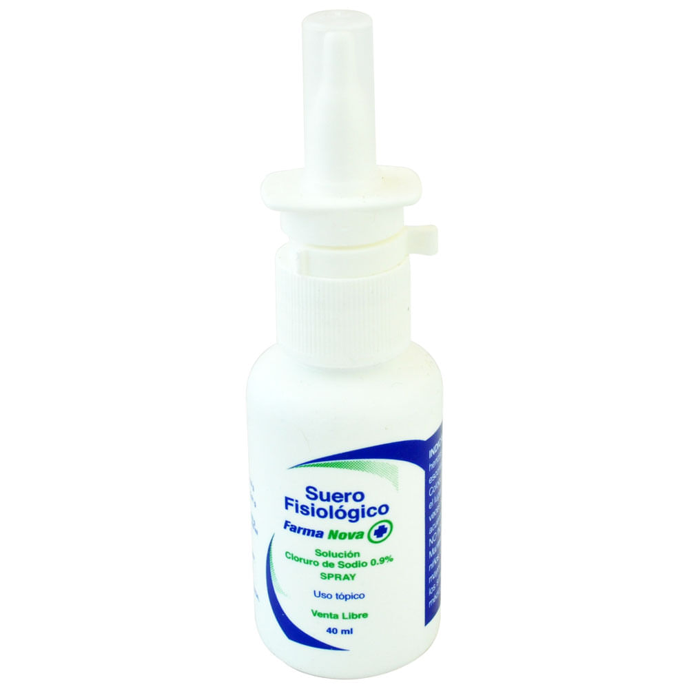 Farmanova Solución 0.9 Suero Fisiológico Spray con 40 mL - Farmacias  Medicity