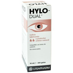 Hylo-Dual Colirio Lubricante Protección Frasco con 10 mL