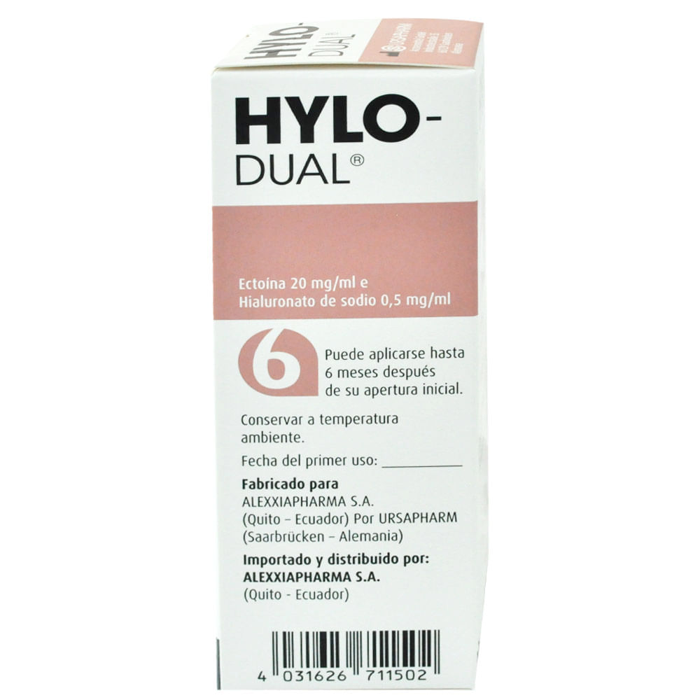 Hylo-Dual Colirio Lubricante Protección Frasco con 10 mL