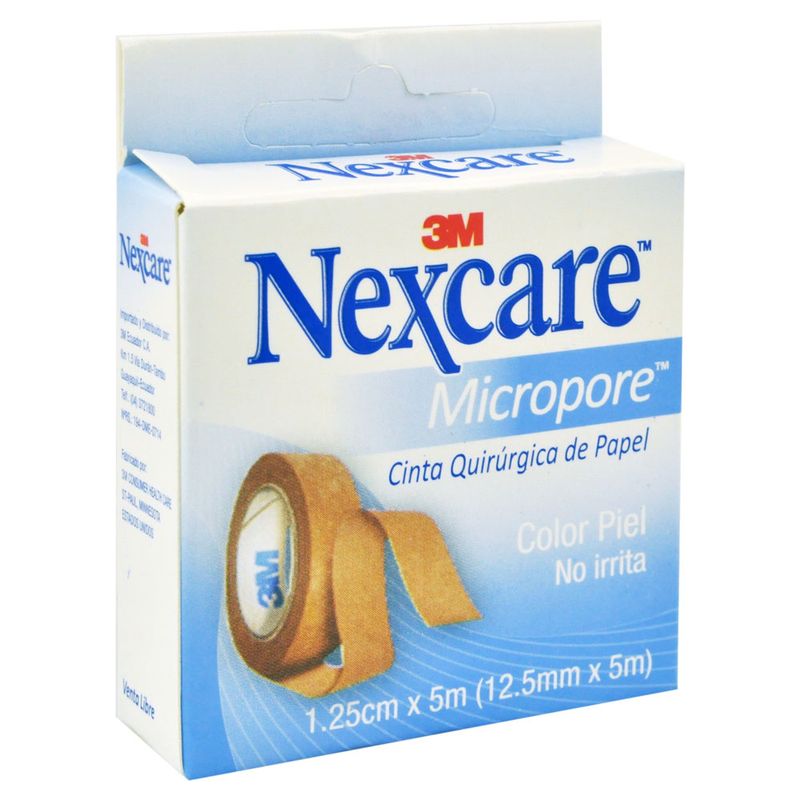 Nexcare-Micropore-Papel-Piel-12.5-mm-X-5-m
