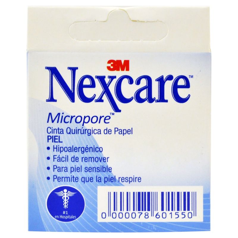 Nexcare-Micropore-Papel-Piel-12.5-mm-X-5-m