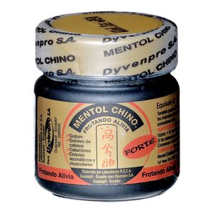 Mentol Chino Forte Ungüento Frasco Con 60 g