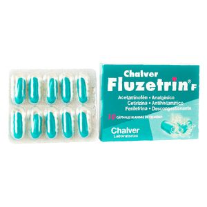 Fluzetrin F Cápsulas Blandas Caja con 10 Unidades