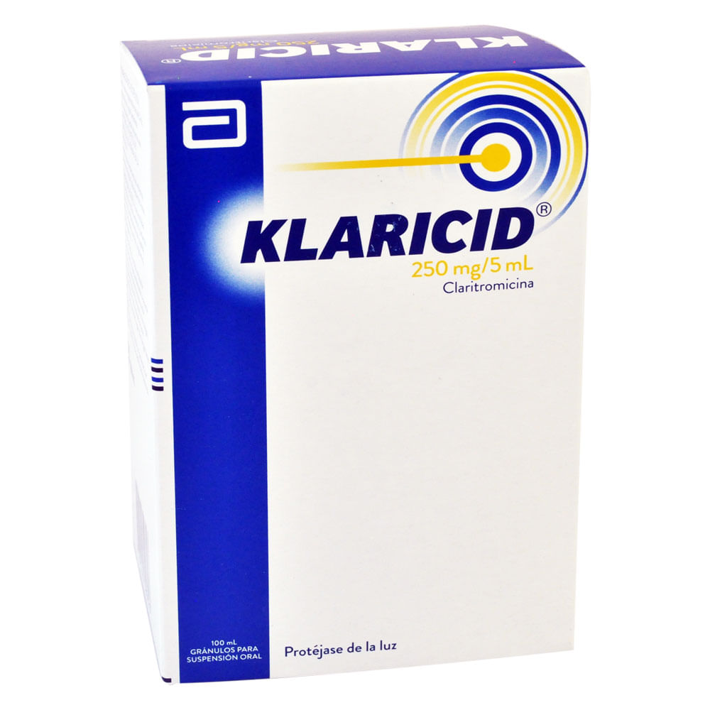 Klaricid Gránulos 250 Mg 5 Ml Frasco Con 100 Ml Farmacias Medicity