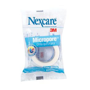 Cinta Nexcare Micropore Blanca 24mm x 3m Caja 1 un