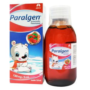 Paralgen Jarabe 150 mg/5 mL Frutos Rojos con 120 mL