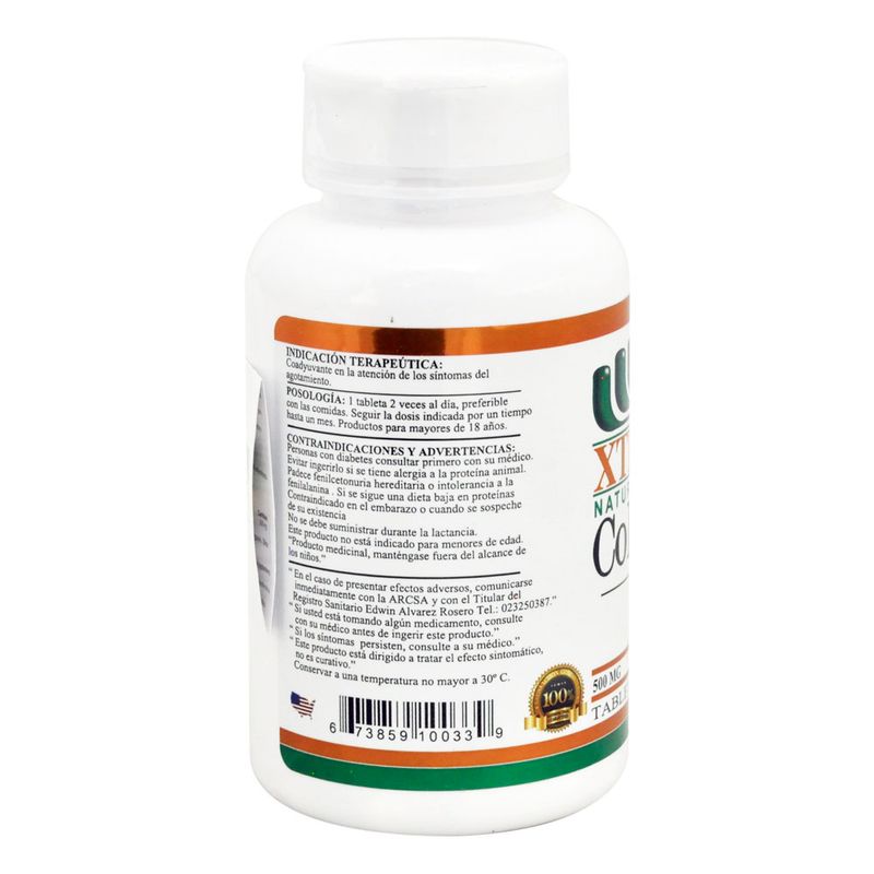 Colageno Xtralife Tabletas 500 mg con 60 Unidades