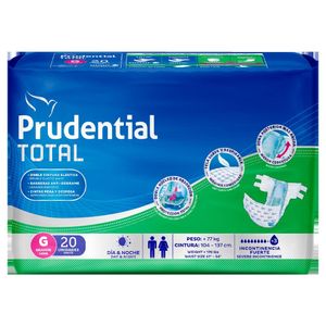 Prudential Pañal Adulto Total 20 Unidades