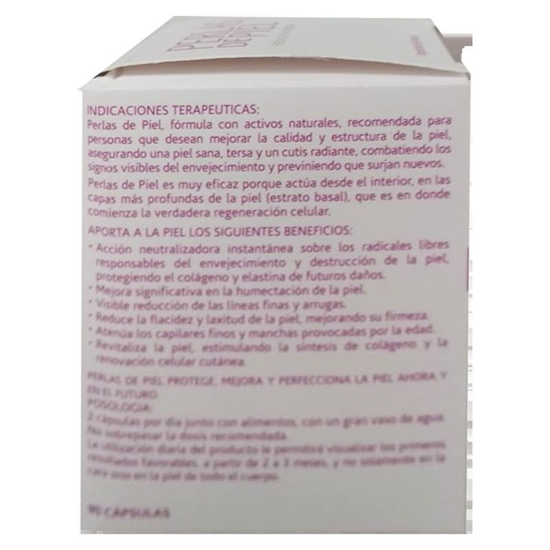 Perlas de Piel Capilar Firmeza 90 Unidades