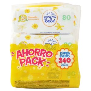 Para Mi Bebé Toallas Húmedas Tripack Manzanilla
