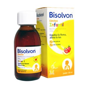 Bisolvon Linctus Jarabe 4 mg / 5 mL Infantil Frasco con 120 mL