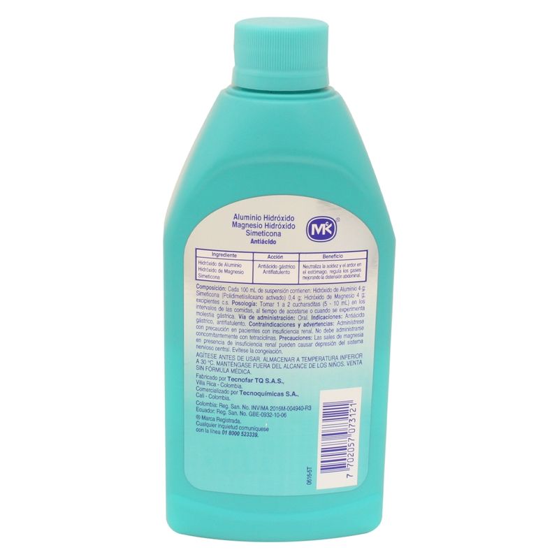 Hid Alum+Hid Magne+Simet Mk Suspensión Con 360 mL