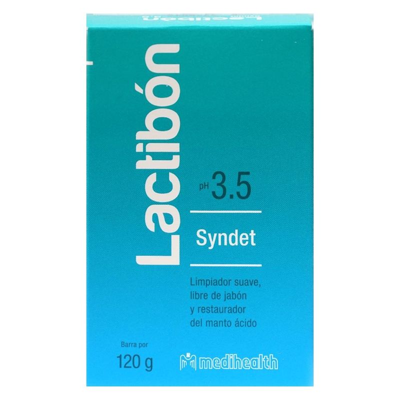 Lactibon Syndet Jabón En Barra Ph 35 120 G Farmacias Medicity 3689