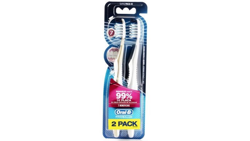 Oral B Cepillo Dental Pro Salud 7 Beneficios 2 Unidades