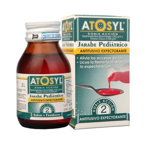 Atosyl Jarabe Pediátrico Frambuesa Frasco Con 60 mL