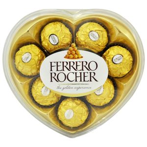 Ferrero Rocher Bombón Corazón Caja Con 100 g