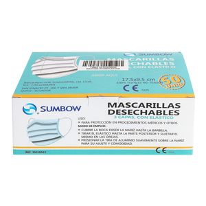 Mascarilla Descartable C Elástico