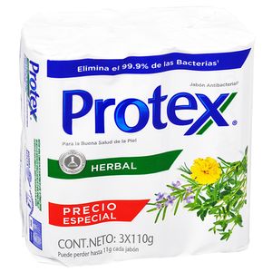 Protex Jabón en Barra Tripack Herbal