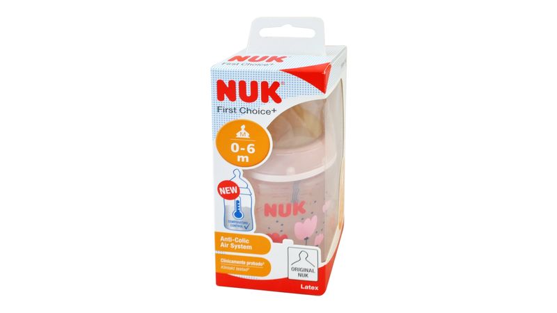 Biberón Nuk First Choice 150ml Látex - Productos para bebés y niños