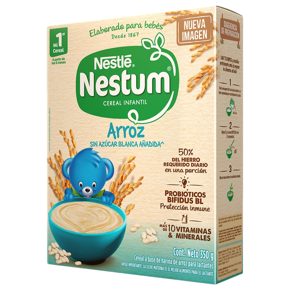 Cereal Infantil NESTLÉ Nestum 5 Cereales Caja 350g