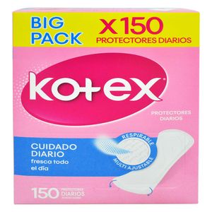 Kotex Protector Dúo Normal 150 Unidades