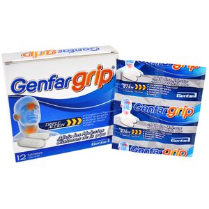 Genfargrip Tabletas Triple Acción Caja con 12 Unidades