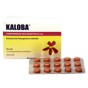 Kaloba Comprimidos Recubiertos 20 mg Caja Con 15 Unidades