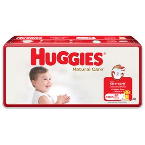 Huggies Pañal Infantil Puro Natural 40 Unidades