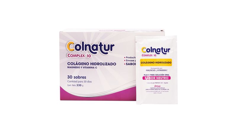 Colágeno Natural Colnatur Complex 10 (Polvo Solución Oral 30 Sobres) -  EcoFarmacias