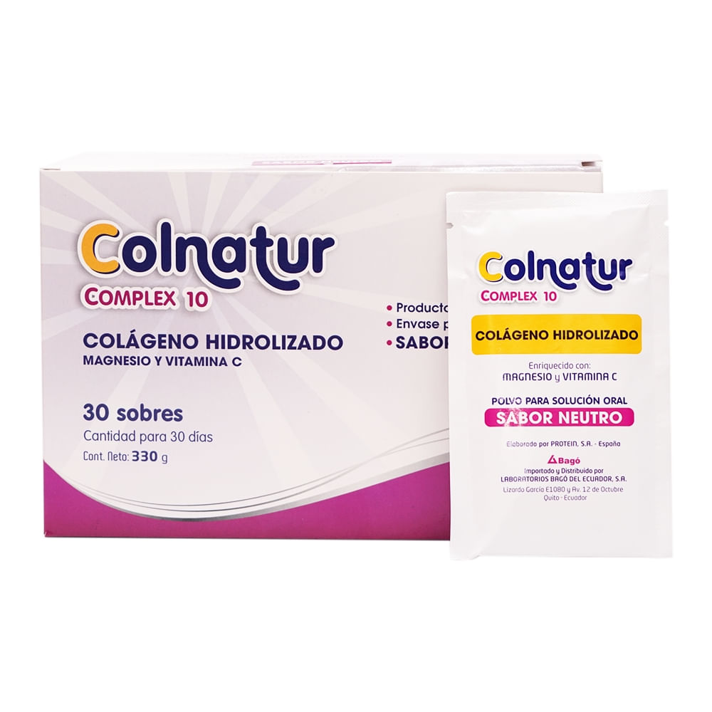 Colnatur Classic Sabor Neutro - Colágeno en polvo con Vitamina C para  Huesos y Articulaciones, 300g