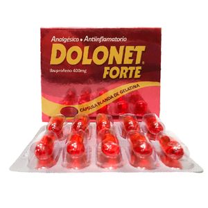 Dolonet Forte Cápsula Blanda 400 mg Caja Con 20 Unidades