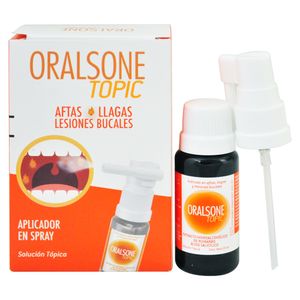 Oralsone Sol Topica Frasco Con 20 mL