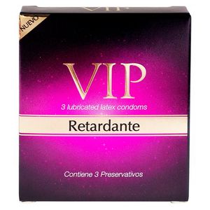 Vip Preservativos Retardante 3 Unidades