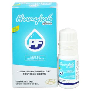 Humylub Ofteno Pf Solución Oftálmica Frasco Con 10 mL