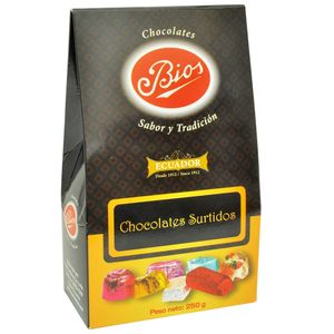 Bios Chocolate Surtidos Paquete Con 250 g