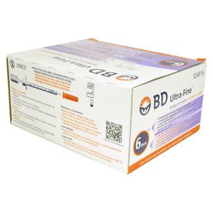 Bd Ultrafine Jeringa 0.3 ml N.31 g X 6 mm 10 Unidades