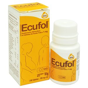 Ecufol Tabletas 1 mg Con 100 Unidades