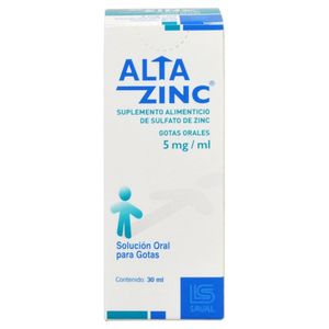 Altazinc Suplemento Alimenticio Gotas 5mg/ml 30 ml