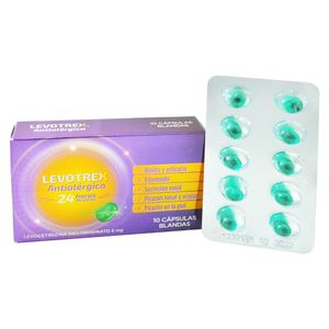 Levotrex Cápsula Blanda 5 mg Caja con 10 Unidades