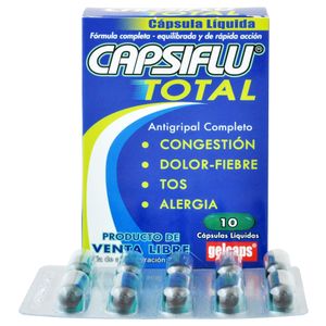 Capsiflu Cápsula Líquida Caja con 10 Unidades