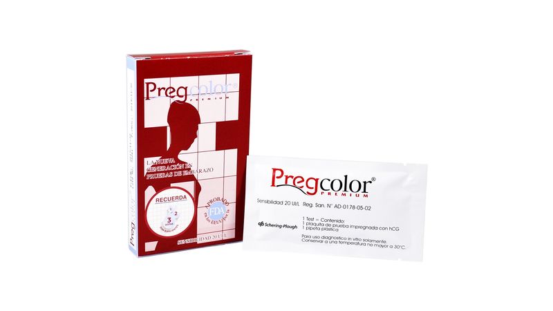 Prueba de embarazo pregcolor sale