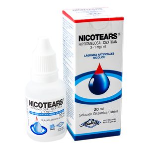 Nicotears Solución Oftálmico Frasco Con 20 mL