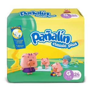 Pañalin Pañal Infantil Classic Plus 24 Unidades
