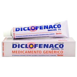 Diclofenaco Genfar Emulgel 1 Tubo con 50 g