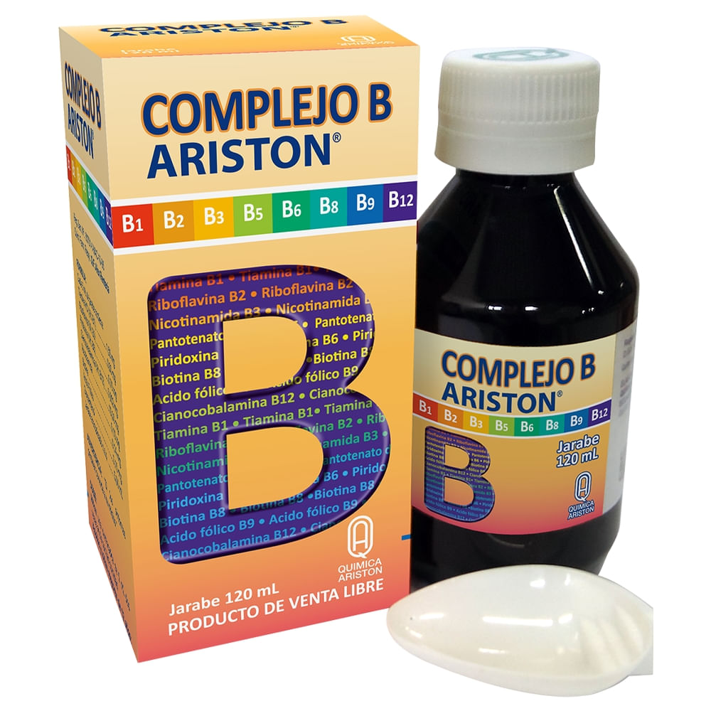 Complejo B Ariston Jarabe Con 120 ML - Farmacias Medicity