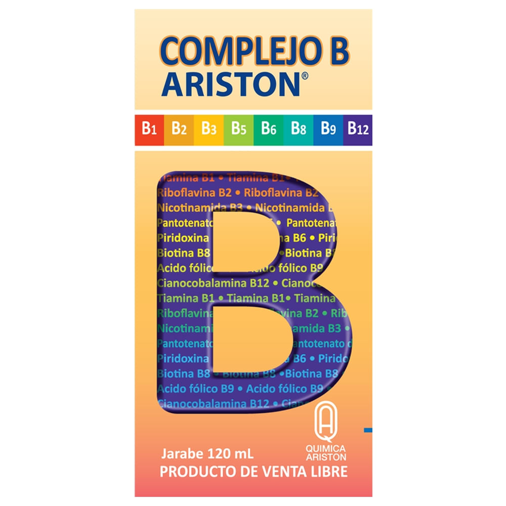 Complejo B Ariston Jarabe Con 120 ML - Farmacias Medicity