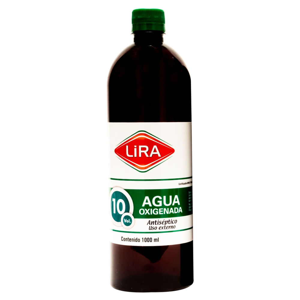 Agua Oxigenada Lira 10 Vol 120 Ml Frasco