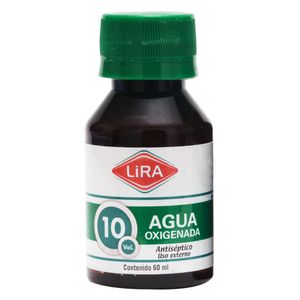 Lira Solución Agua Oxigenada 10 Volumen 60 mL
