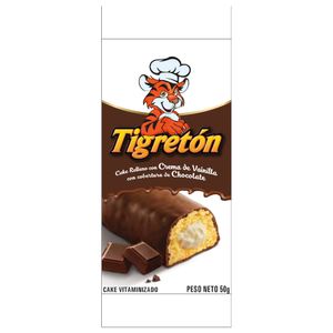 Tigreton Cake Chocolate Rell Vainill Con 50 g