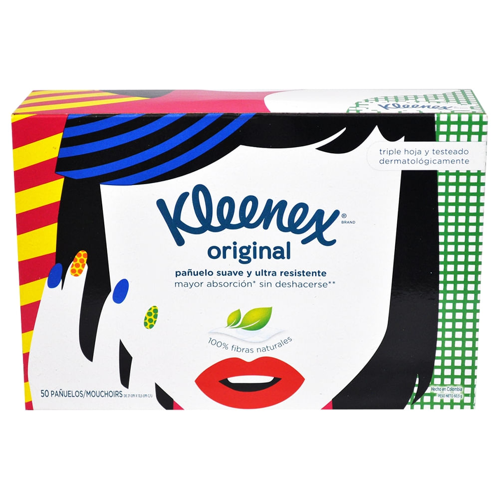 Kleenex Panuelo Original 50 Unidades - Farmacias Medicity